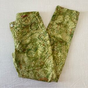 Pilcro Floral Print Skinny Pants